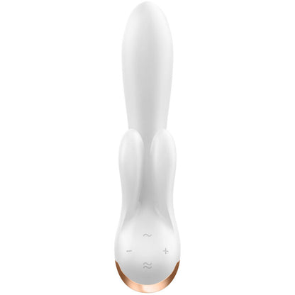 SATISFYER - DOUBLE FLEX VIBRATOR APP WHITE