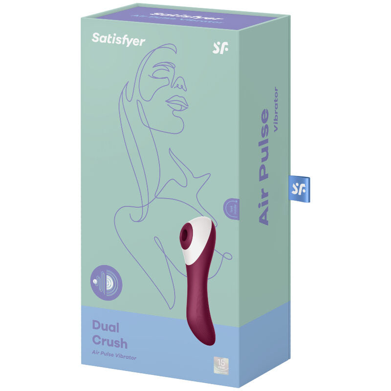 SATISFYER - DUAL CRUSH STIMULATOR AND VIBRATOR