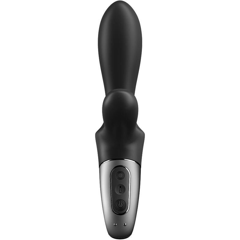 SATISFYER - HEAT CLIMAX+ ANAL VIBRATOR APP BLACK