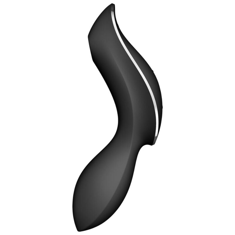 SATISFYER - CURVY TRINITY 2 BLACK STIMULATOR AND VIBRATOR