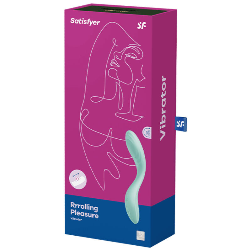 SATISFYER - RRROLLING PLEASURE G-SPOT VIBRATOR GREEN