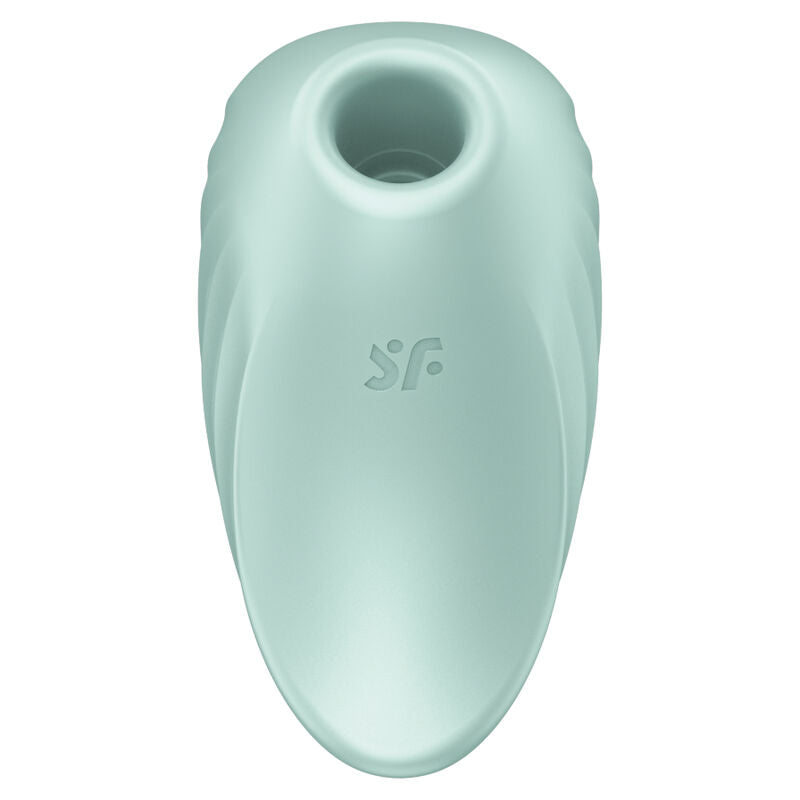 SATISFYER - PEARL DIVER STIMULATOR AND VIBRATOR GREEN