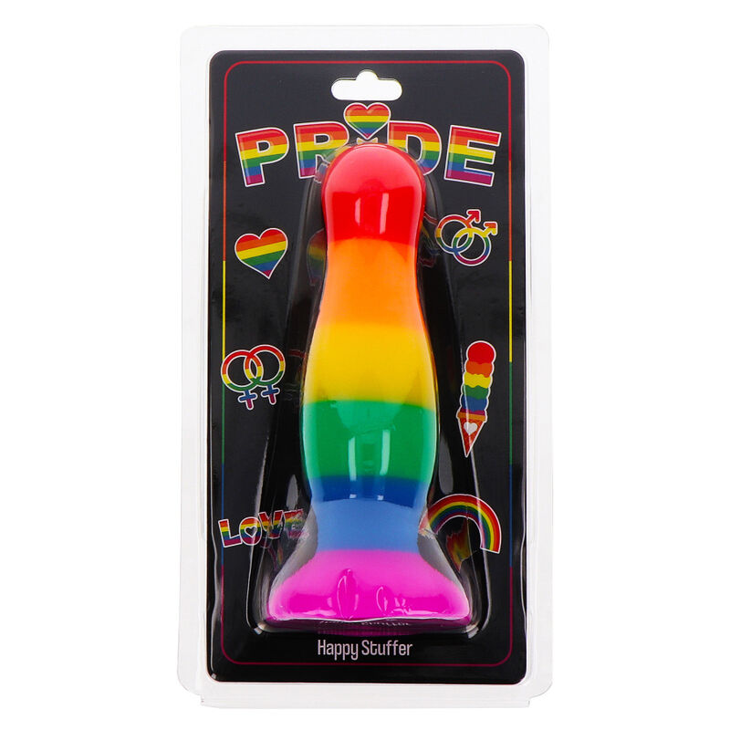 PRIDE - PLUG HAPPY STUFER LGBT FLAG 12 CM