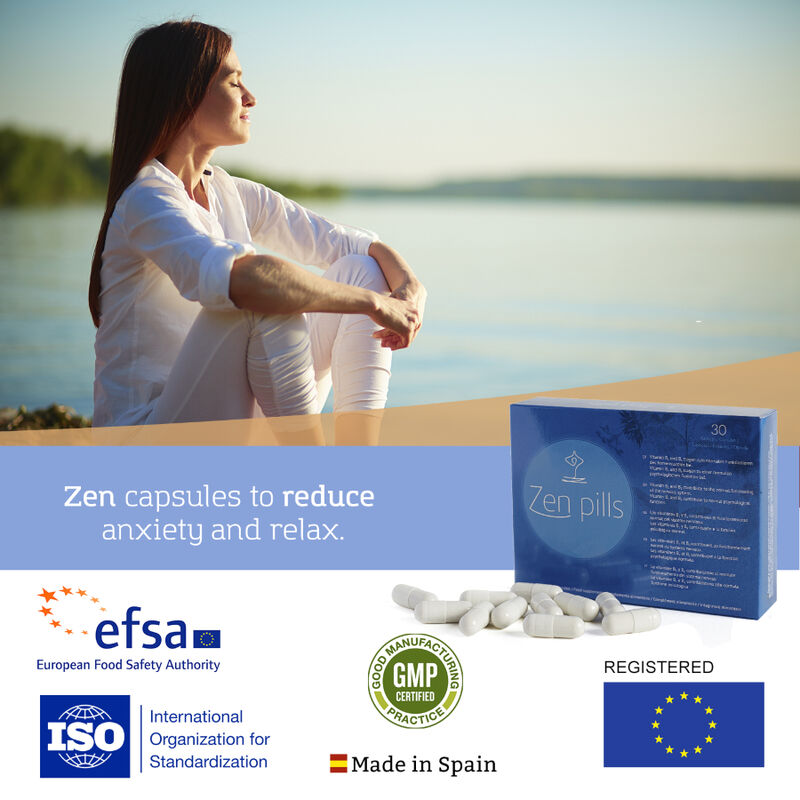 500 COSMETICS - ZEN PILLS CAPSULES RELAXATION AND ANXIETY REDUCTION