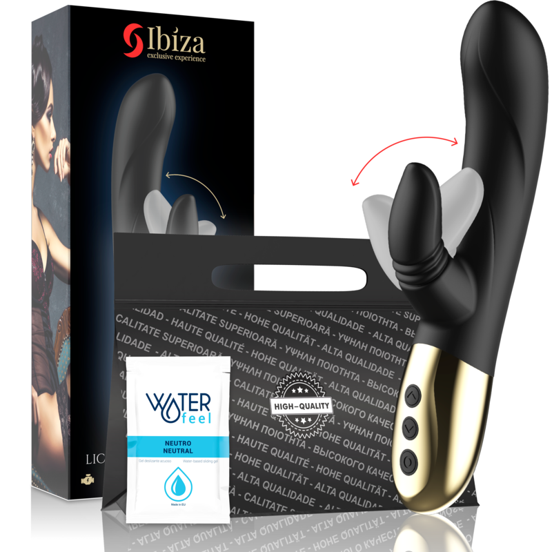 IBIZA - NEW EXPERIENCE VIBRATOR WITH LICKING RABBIT