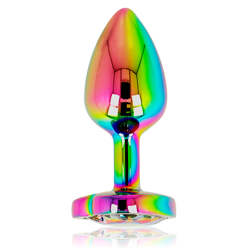 OHMAMA - IRIDESCENT HEART ANAL PLUG SIZE S