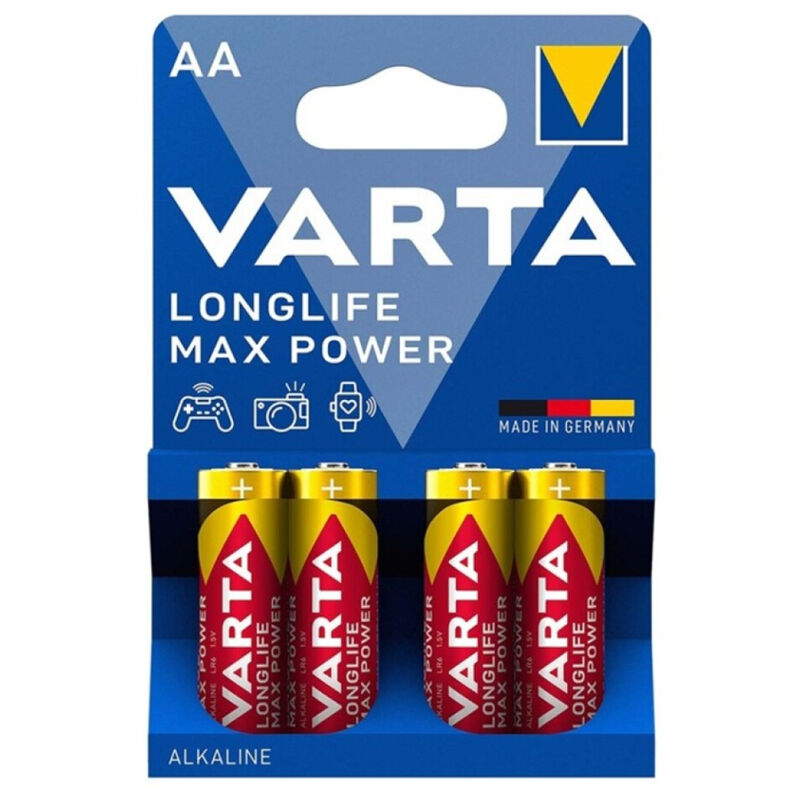 VARTA - MAX POWER ALKALINE BATTERY AA LR6 BLISTER*4