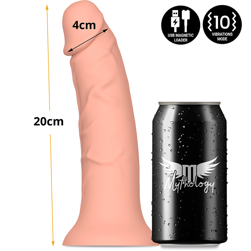 MYTHOLOGY - ASHER ORIGINAL DILDO M - VIBRATOR COMPATIBLE WITH WATCHME WIRELESS TECHNOLOGY