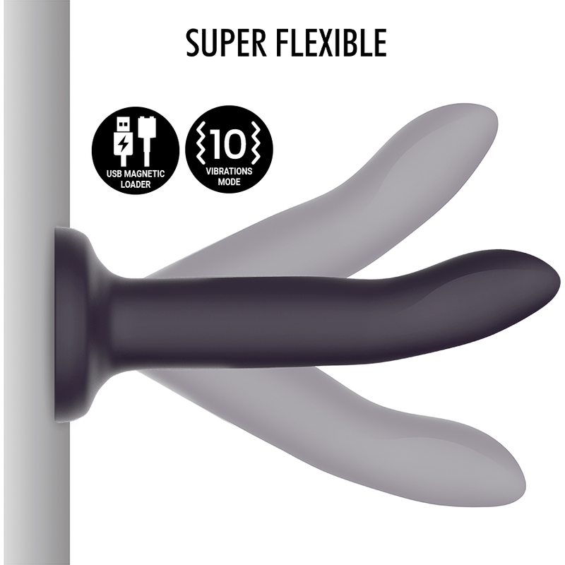 MYTHOLOGY DUMAN MYSTIC DILDO S - VIBRATOR COMPATIBLE WITH WATCHME WIRELESS TECHNOLOGY