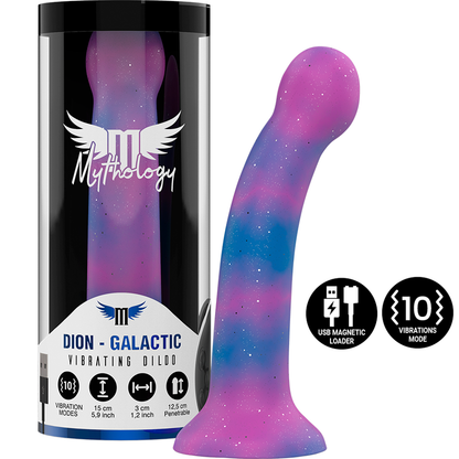 MYTHOLOGY - DION GALACTIC DILDO S - VIBRATOR COMPATIBLE WITH WATCHME WIRELESS TECHNOLOGY