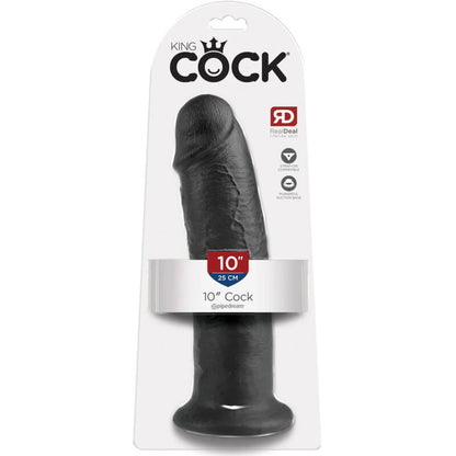 KING COCK - 10 BLACK PENIS 25 CM