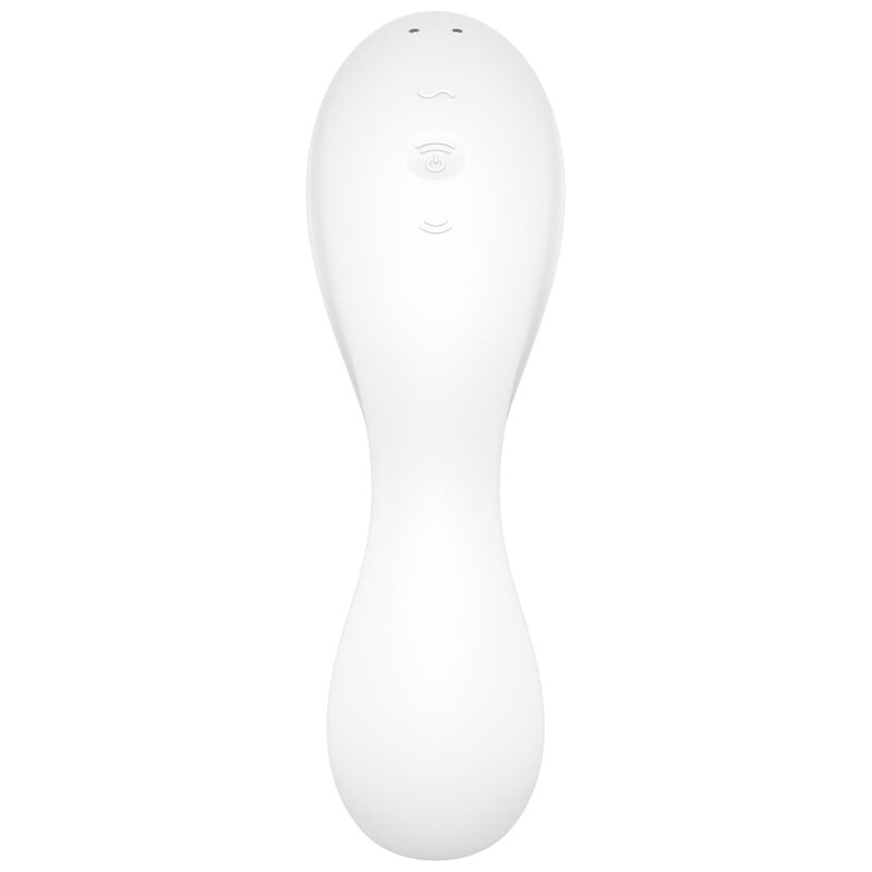 SATISFYER - CURVY TRINITY 5 STIMULATOR AND VIBRATOR APP WHITE