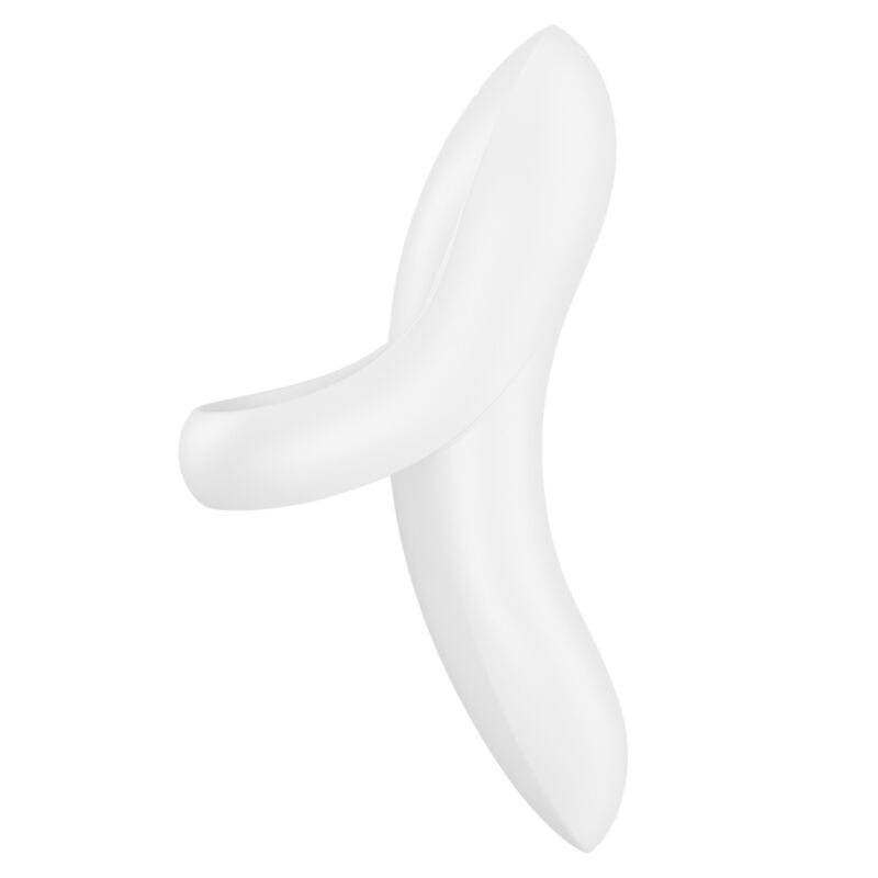 SATISFYER - BOLD LOVER VIBRATING THIMBLE WHITE