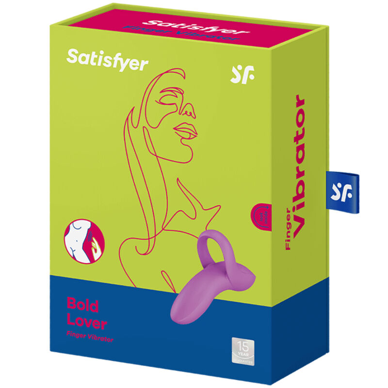 SATISFYER - BOLD LOVER VIBRATING THIMBLE WHITE