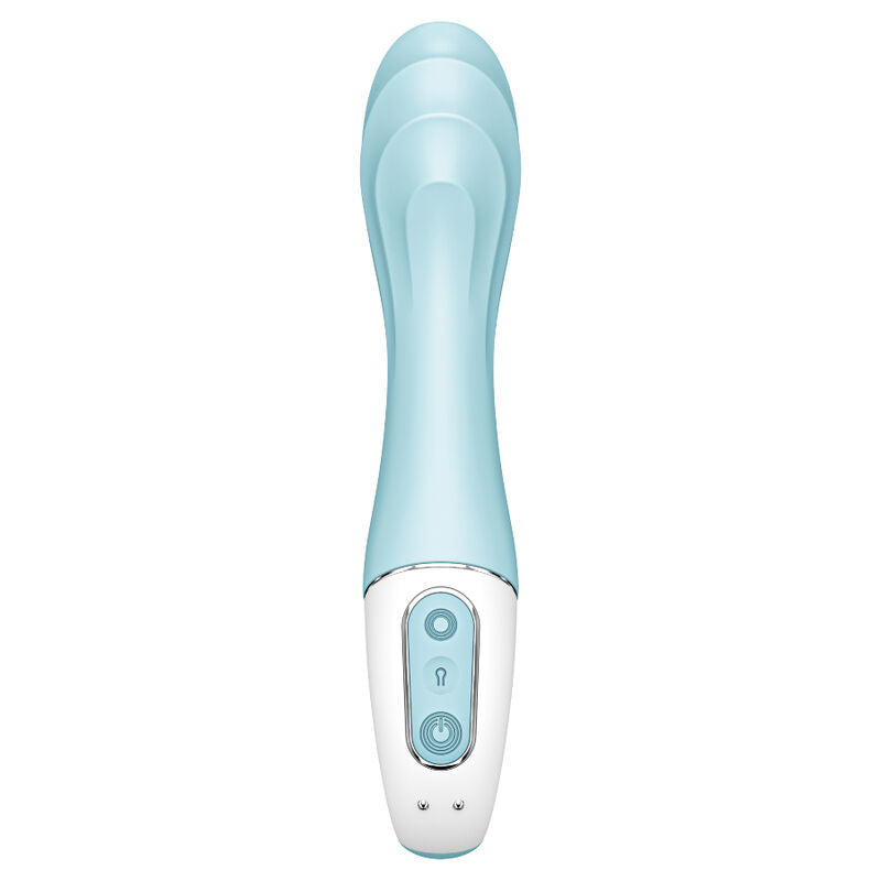 SATISFYER - AIR PUMP VIBRATOR 5+ INFLABLE G-SPOT VIBRATOR APP BLUE