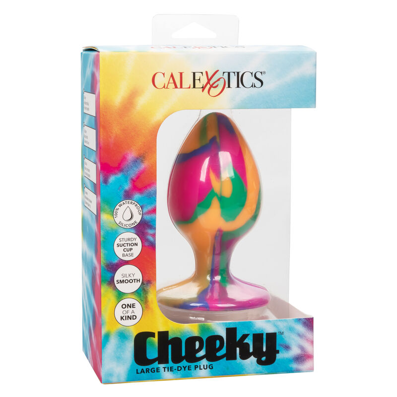 CALEXOTICS - CHEEKY LARGE TIE-DYE ANAL PLUG