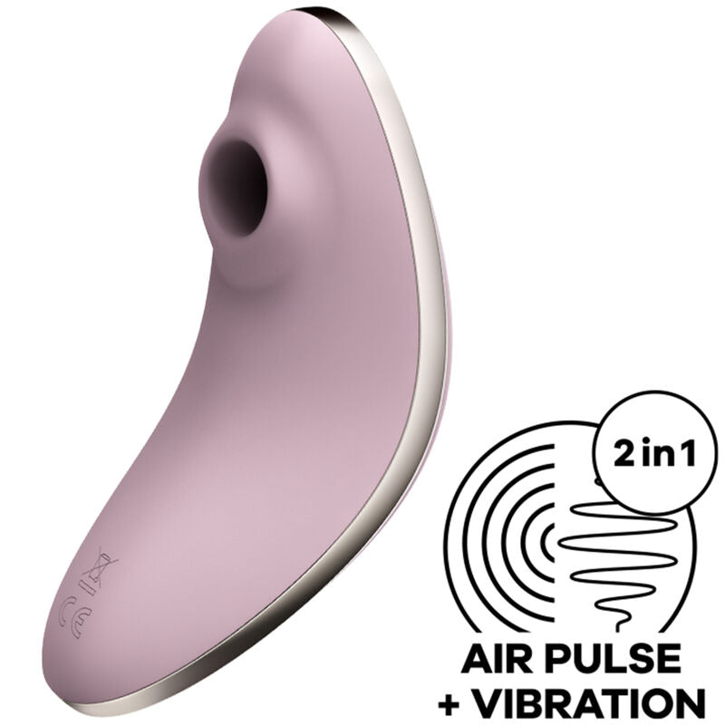 SATISFYER - VULVA LOVER 1 VIOLET VIBRATOR AND STIMULATOR