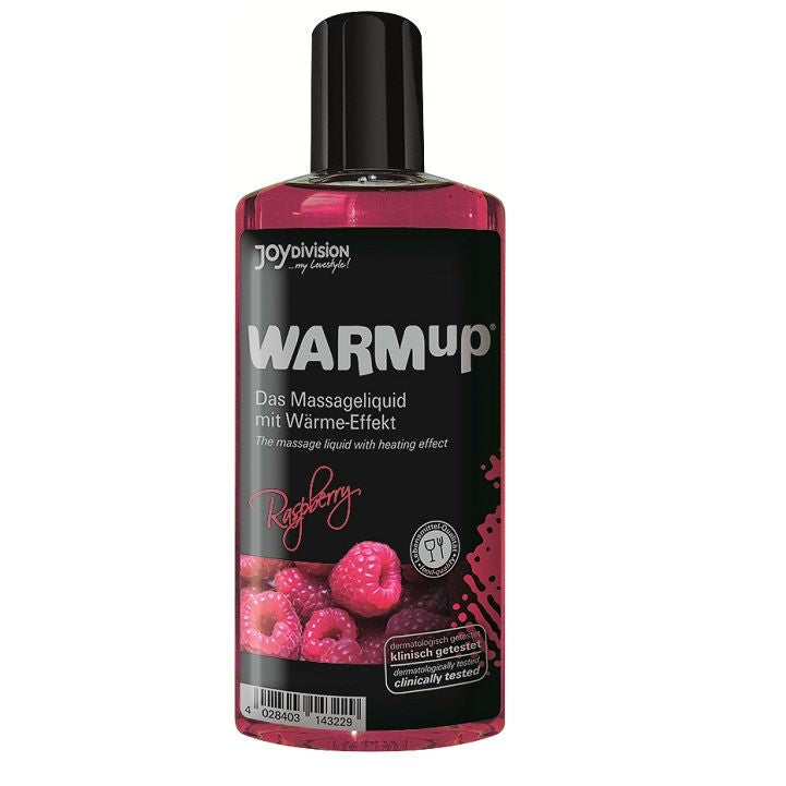 JOYDIVISION WARMUP - RASPBERRY HEAT EFFECT MASSAGE OIL 150ML