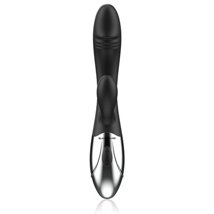 BLACK&amp;SILVER - KALEB VIBRATOR RABBIT SILICON MULTI-FUNCTION