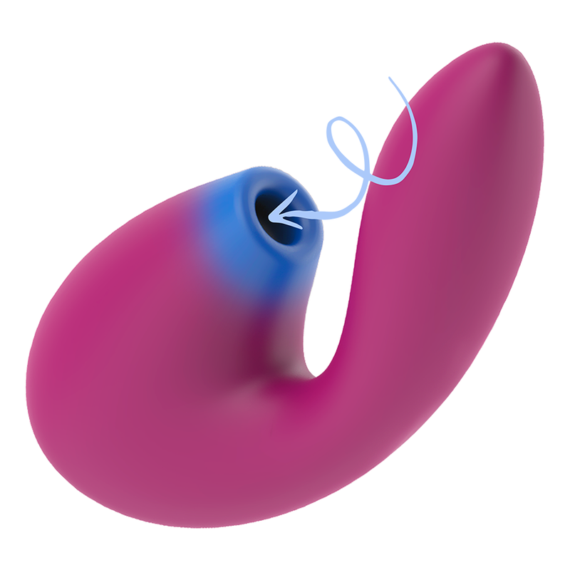 COVERME - CLITORAL SUCTION &amp; POWERFUL G-SPOT RUSH VIBRATOR