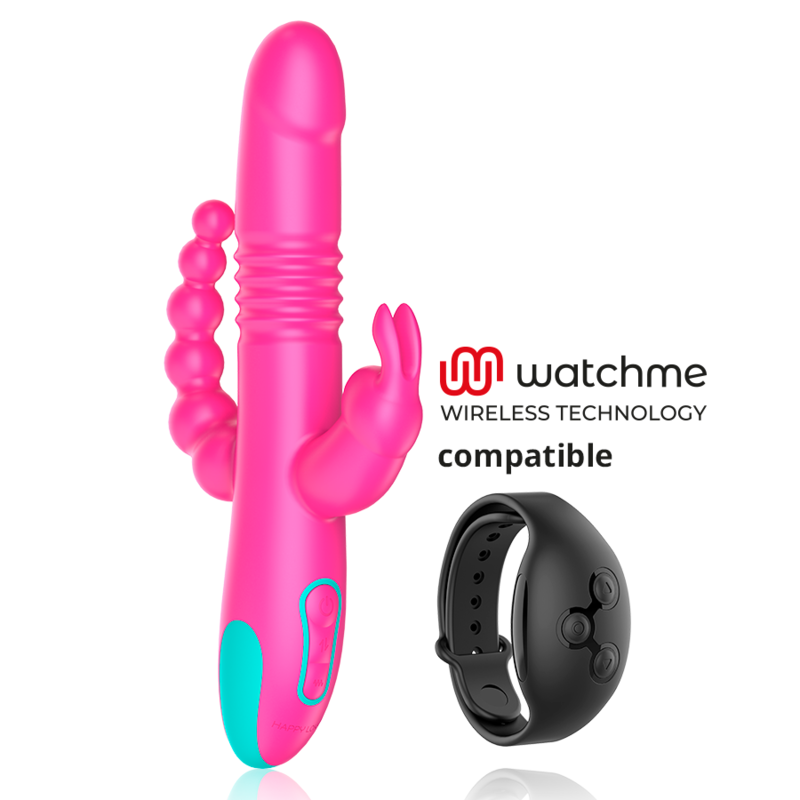 HAPPY LOKY - DONALD TRIPLE STIMULATION: ANAL, G-SPOT &amp; CLITORIS COMPATIBLE WITH WATCHME WIRELESS TECHNOLOGY