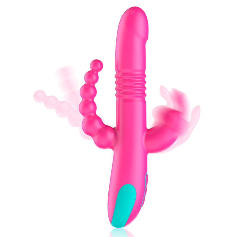 HAPPY LOKY - DONALD TRIPLE STIMULATION: ANAL, G-SPOT &amp; CLITORIS COMPATIBLE WITH WATCHME WIRELESS TECHNOLOGY