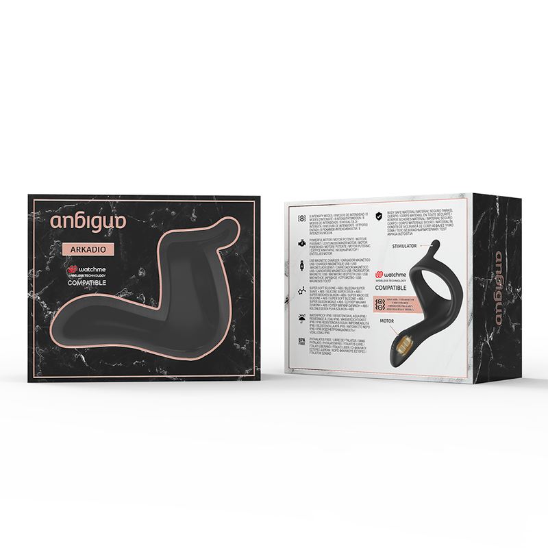 ANBIGUO - ARKADIO GLANDS &amp; PERINEUM STIMULATOR COMPATIBLE WITH WATCHME WIRELESS TECHNOLOGY