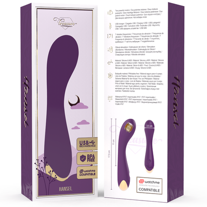 TREASURE - HANSEL G-SPOT VIBRATOR COMPATIBLE WITH WATCHME WIRELESS TECHNOLOGY