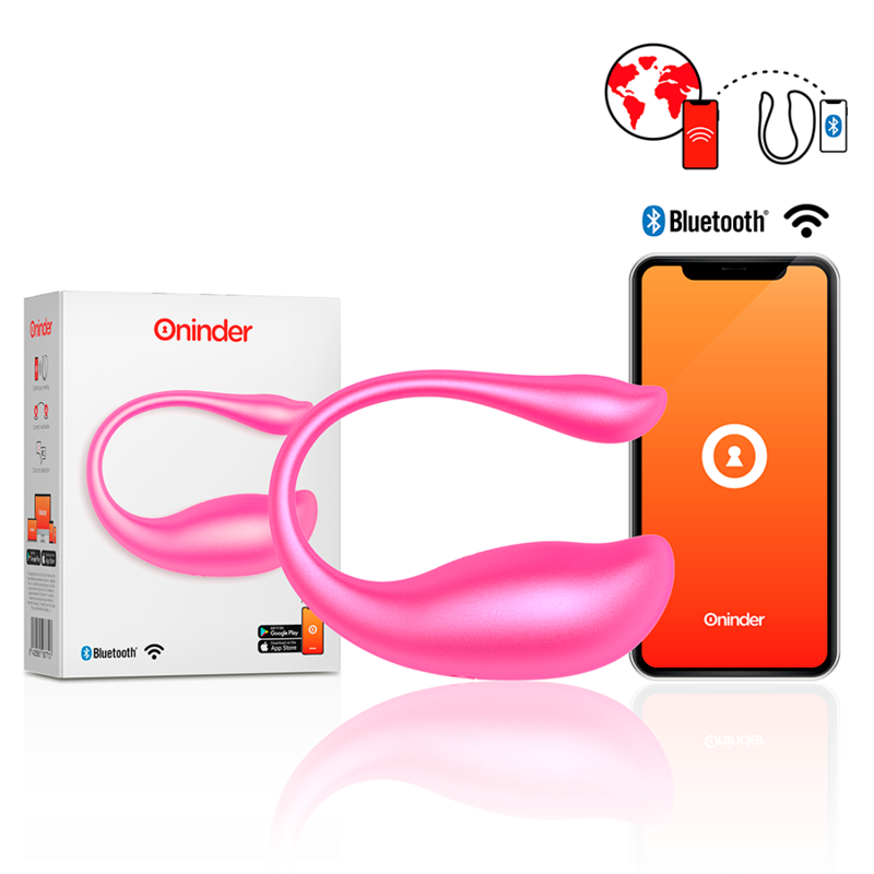 ONINDER - NAIROBI PINK VIBRATING EGG - FREE APP