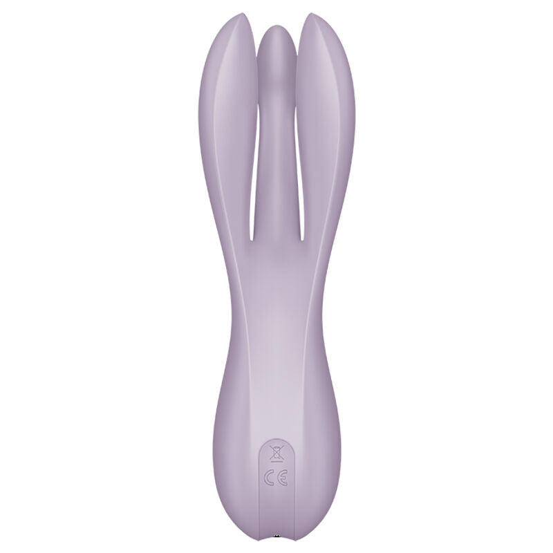 SATISFYER - THREESOME 2 BLACK VIBRATOR