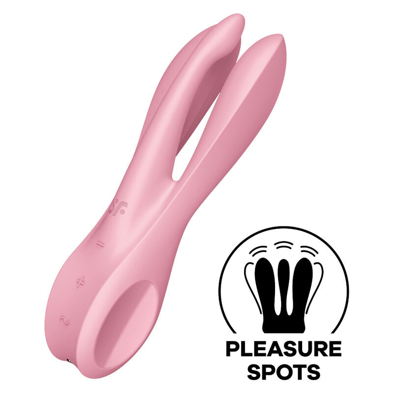 SATISFYER - THREESOME 1 BLUE VIBRATOR