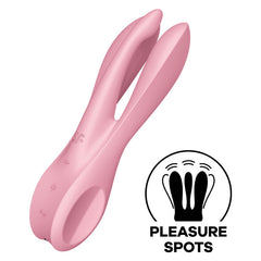 SATISFYER - THREESOME 1 BLUE VIBRATOR