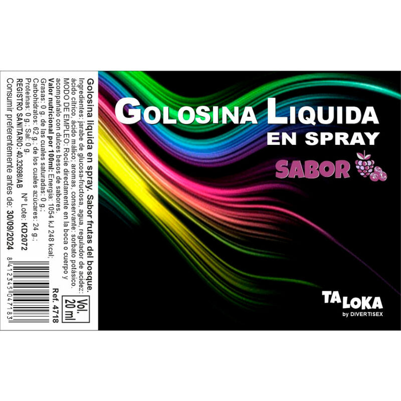 TALOKA - FOREST FRUITS LIQUID CANDY SPRAY