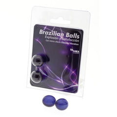 TALOKA - BRAZILIAN BALLS EXCITING GEL ELECTRIC VIBRATION EFFECT 2 BALLS