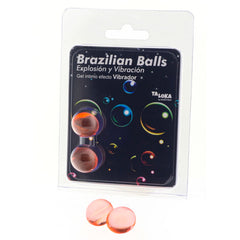 TALOKA - BRAZILIAN BALLS EXCITING GEL VIBRATION EFFECT 2 BALLS