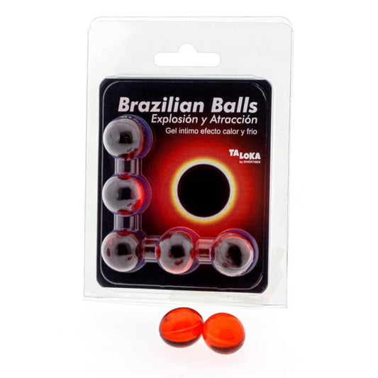 TALOKA - BRAZILIAN BALLS EXCITING GEL HEAT AND COLD EFFECT 5 BALLS