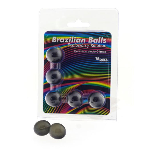 TALOKA - BRAZILIAN BALLS EXCITING GEL CLIMAX EFFECT 5 BALLS