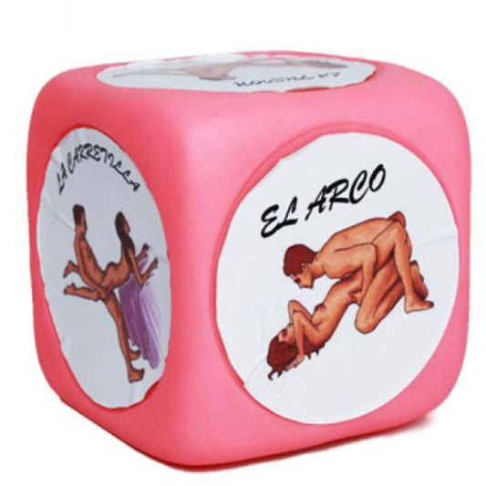 SPICY DEVIL - SUPER LARGE PINK KAMASUTRA POSITION DICE