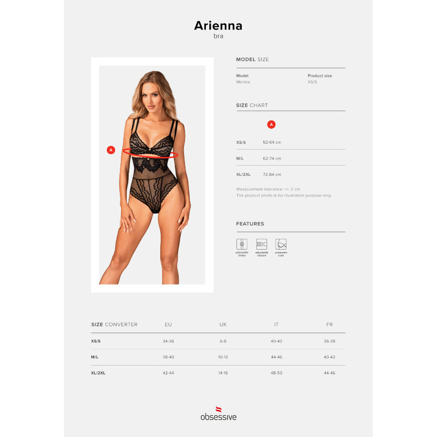 OBSESSIVE - ARIENNA BRA XL/XXL