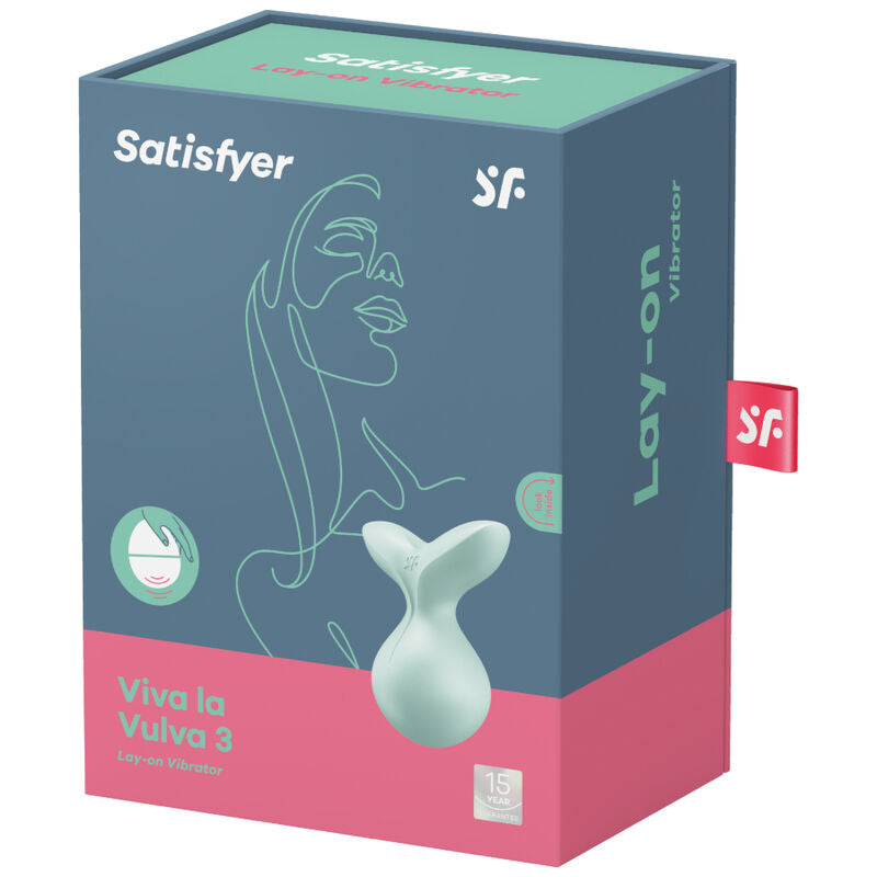 SATISFYER - VIVA LA VULVA 3 VIBRATOR LAY-ON VIOLET