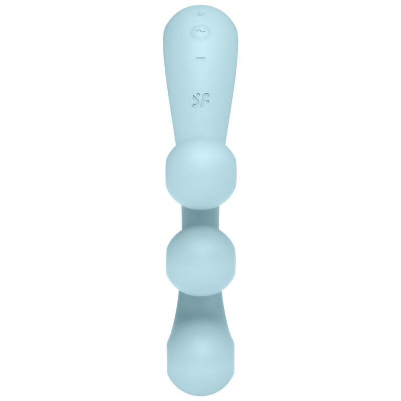 SATISFYER - TRI BALL 2 MULTI VIBRADOR AZUL