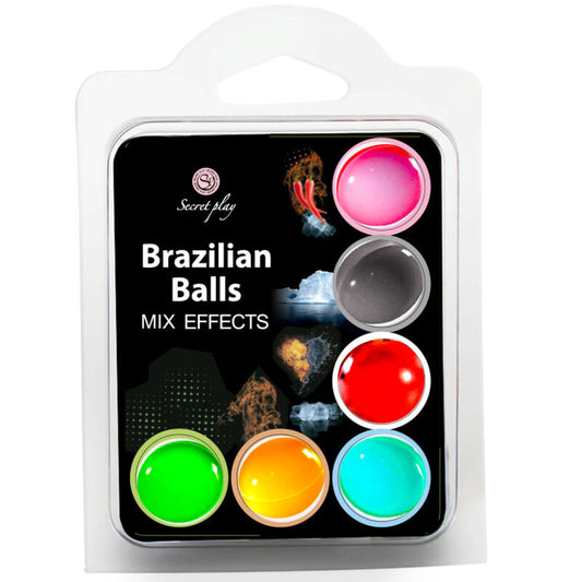 SECRET PLAY SET 6 BRAZILIAN BALLS MIX EFFECTS