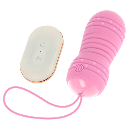 OHMAMA - REMOTE CONTROL EGG 7 MODES ROTATION PINK