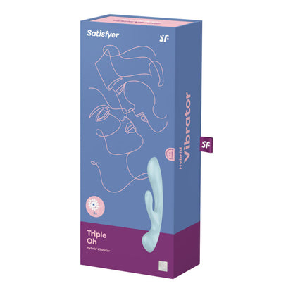 SATISFYER - TRIPLE OH HYBRID VIBRATOR PINK