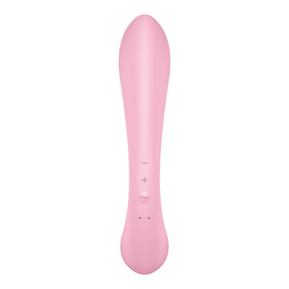 SATISFYER - TRIPLE OH HYBRID VIBRATOR PINK