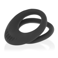 OHMAMA FETISH - DOUBLE SILICONE RING 3.5 CM /4.5 CM