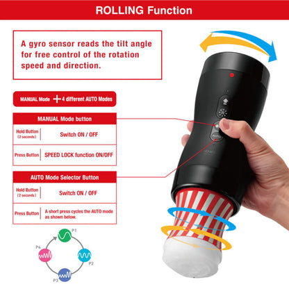 TENGA - VACUUM GYRO ROLLER SUCTION &amp; ROTATION