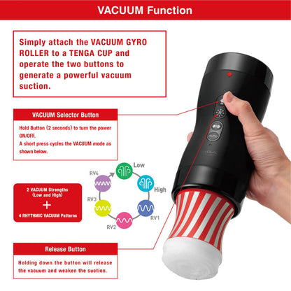 TENGA - VACUUM GYRO ROLLER SUCTION &amp; ROTATION