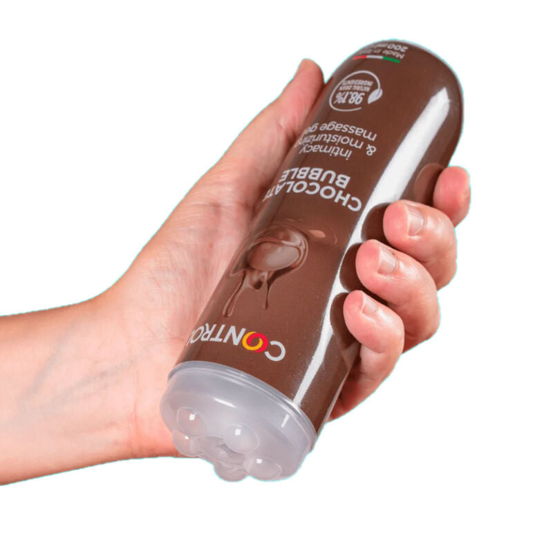 CONTROL - 3 IN 1 CHOCOLATE BUBBLE MASSAGE GEL 200 ML