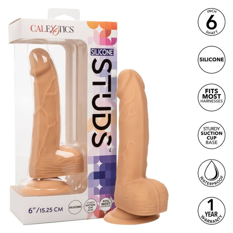 CALEXOTICS - SILICONE STUDS 15.24 CM SKIN